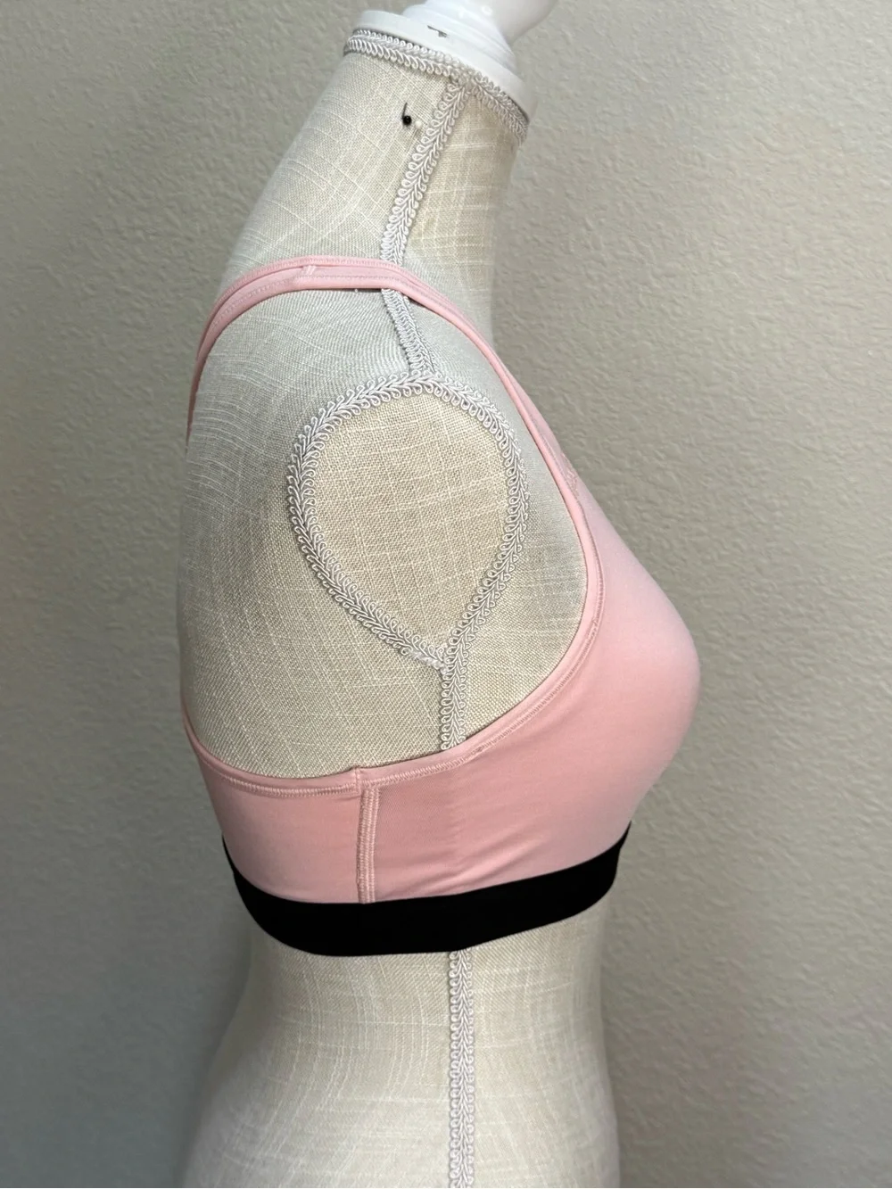 Nike Women’s Light Pink Dri-FIT Sports Bra - Size Small